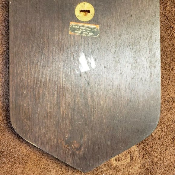 York Insignia Wood & Resin Coat of Arms Sign Loyaulte Mon Heritage England - Picture 3 of 11